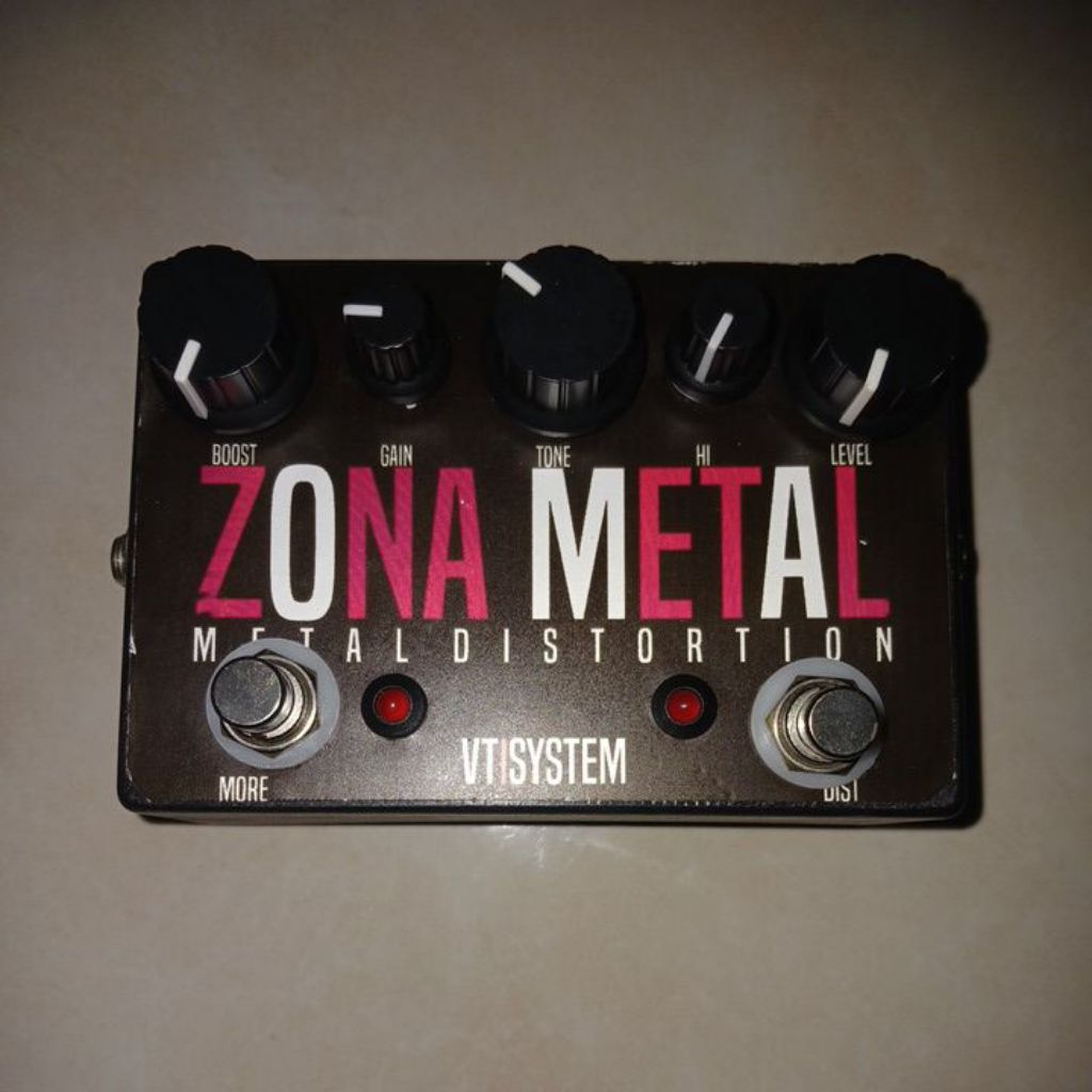Efek gitar listrik ZONA METAL (Distorsi+Booster) merek VTI SYSTEM seken