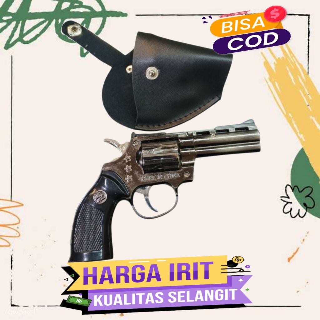 Korek Api Pistol/Korek Api Bara Model pistol Revolver/Korek Api Unik Model Revolver