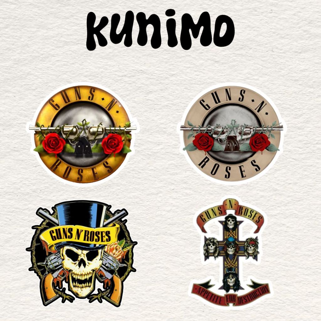 

STICKER BAND STAGE 12 [GUNS N ROSES, LED ZEPPELIN, LINKINN PARK]