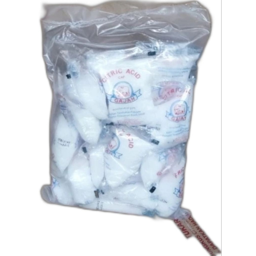 Citrun citric acid cap gajah 1 pak 20x50gr