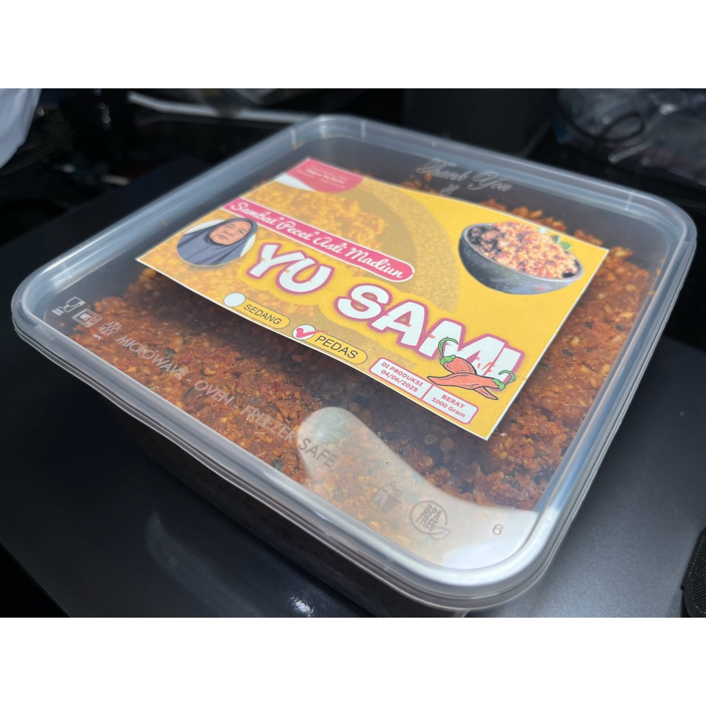 

Sambel Pecel Yu Sami Asli Madiun 1000 Gram