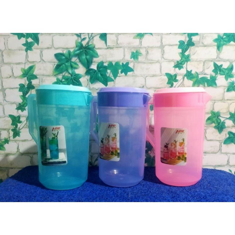 Eskan tanggung warna  pacific / Teko plastik / Teko teh kopi es / Teko air / Ceret air minum
