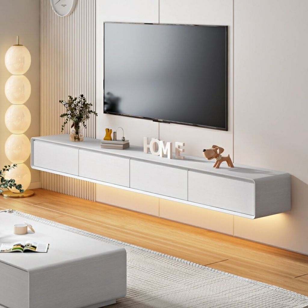 meja gantung tv ruang tamu meja tv kabinet modern