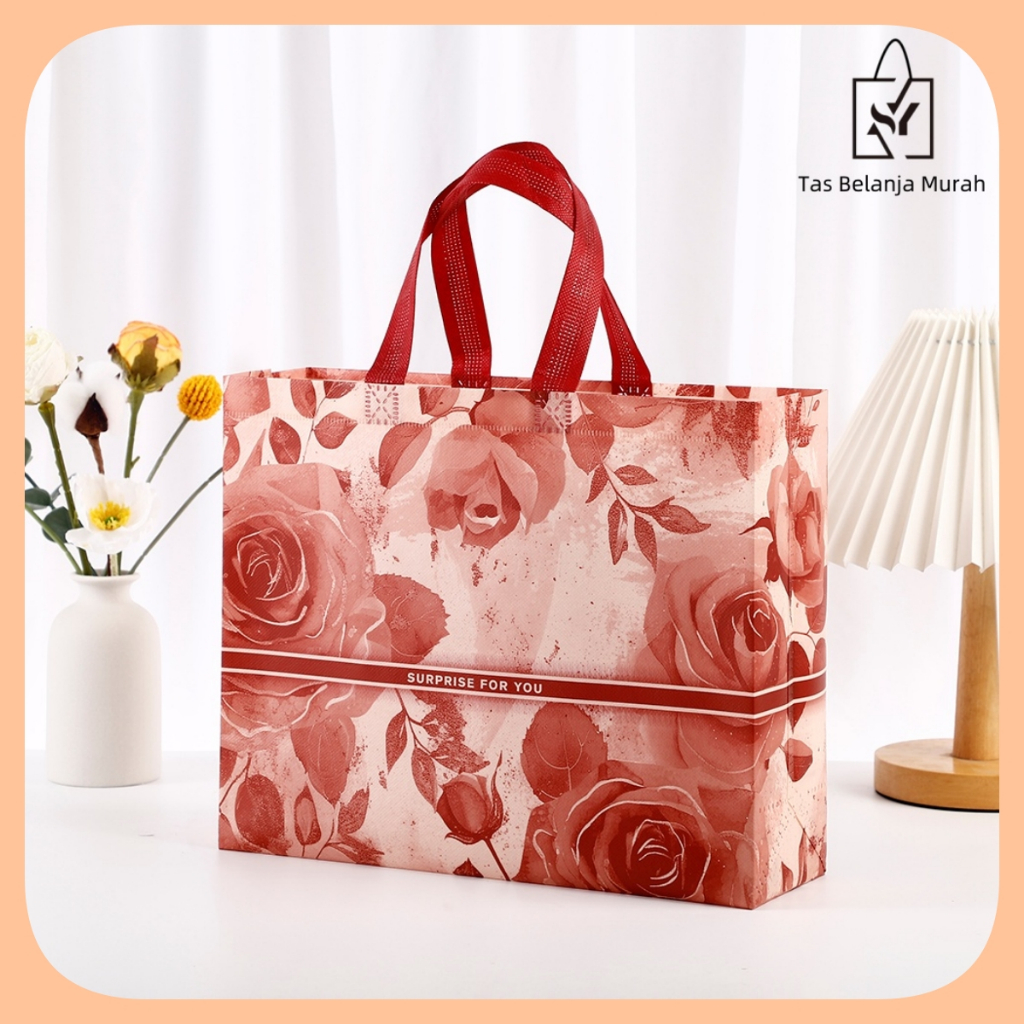 

Goodie bag-Tas Belanja tas Jinjing tas spunbond tas souvenir premium tebal dan kuat/Terlaris lipat jumbo/ waterproof/shopping bag Tas Belanja Murah Karakter Kartun-A49
