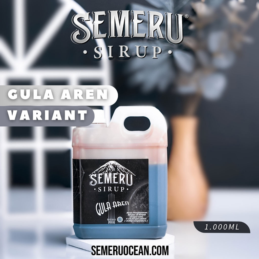 

Gula Aren Cair 1kg / Gula Aren / Semeru Sirup / 1000gr
