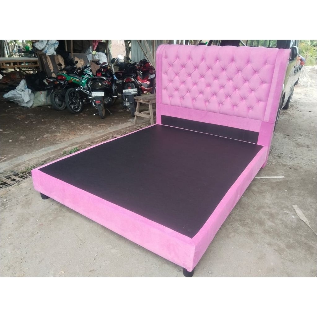 DIVAN + SANDARAN SPRING BED TERMURAH / PROMO SPECIAL DIVAN + SANDARAN SPRING BED UKURAN 6 KAKI