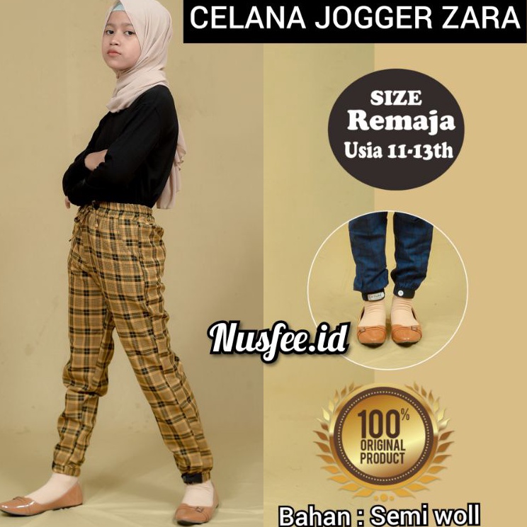 CELANA JOGGER ANAK TANGGUNG  CELANA KOTAKKOTAK ANAK  CELANA PANJANG ANAK TARTAN KOTAK ANAK