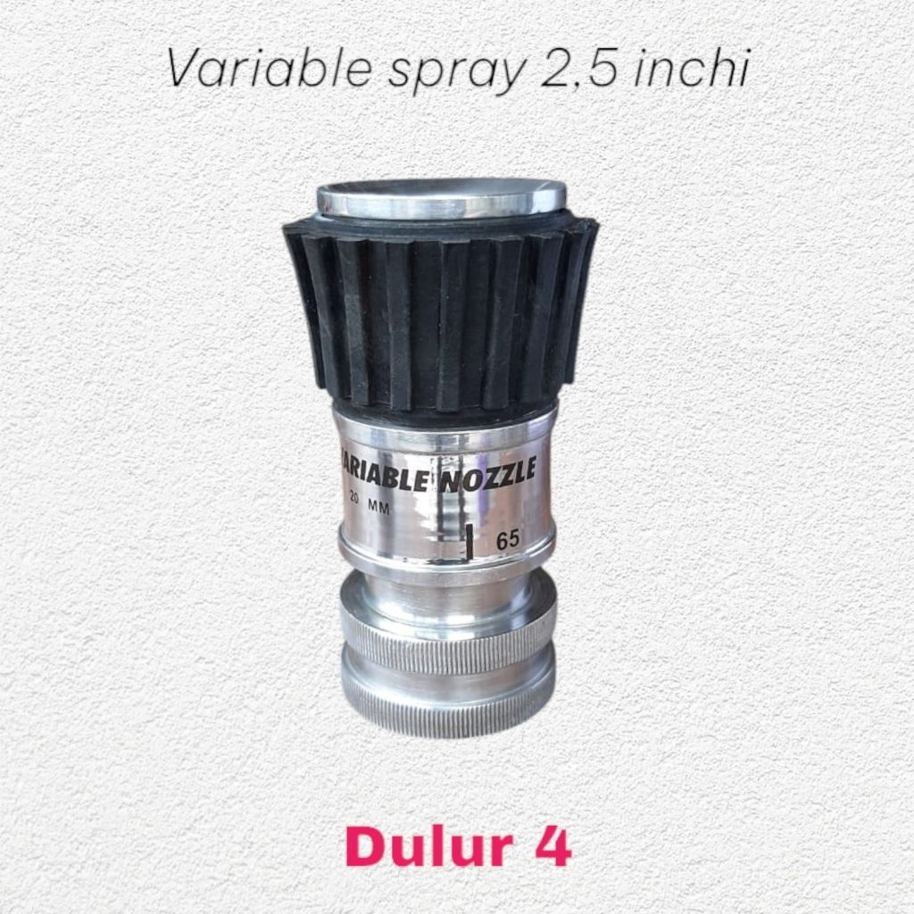 variable nozzle spray pemadam 2,5 inchi alumunium