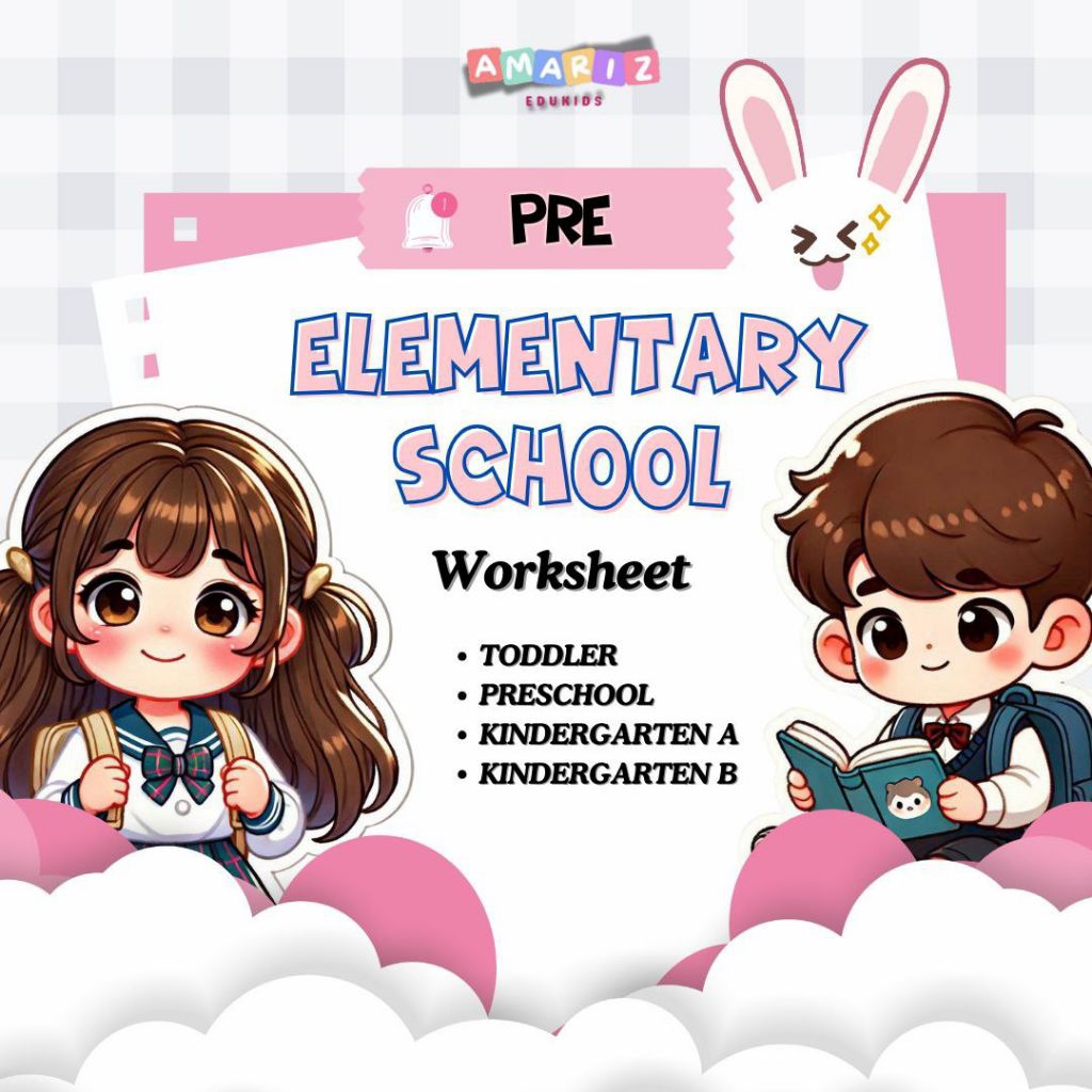 Worksheet Pre Elementary School | Worksheet Anak Pra PAUD, PAUD, TK