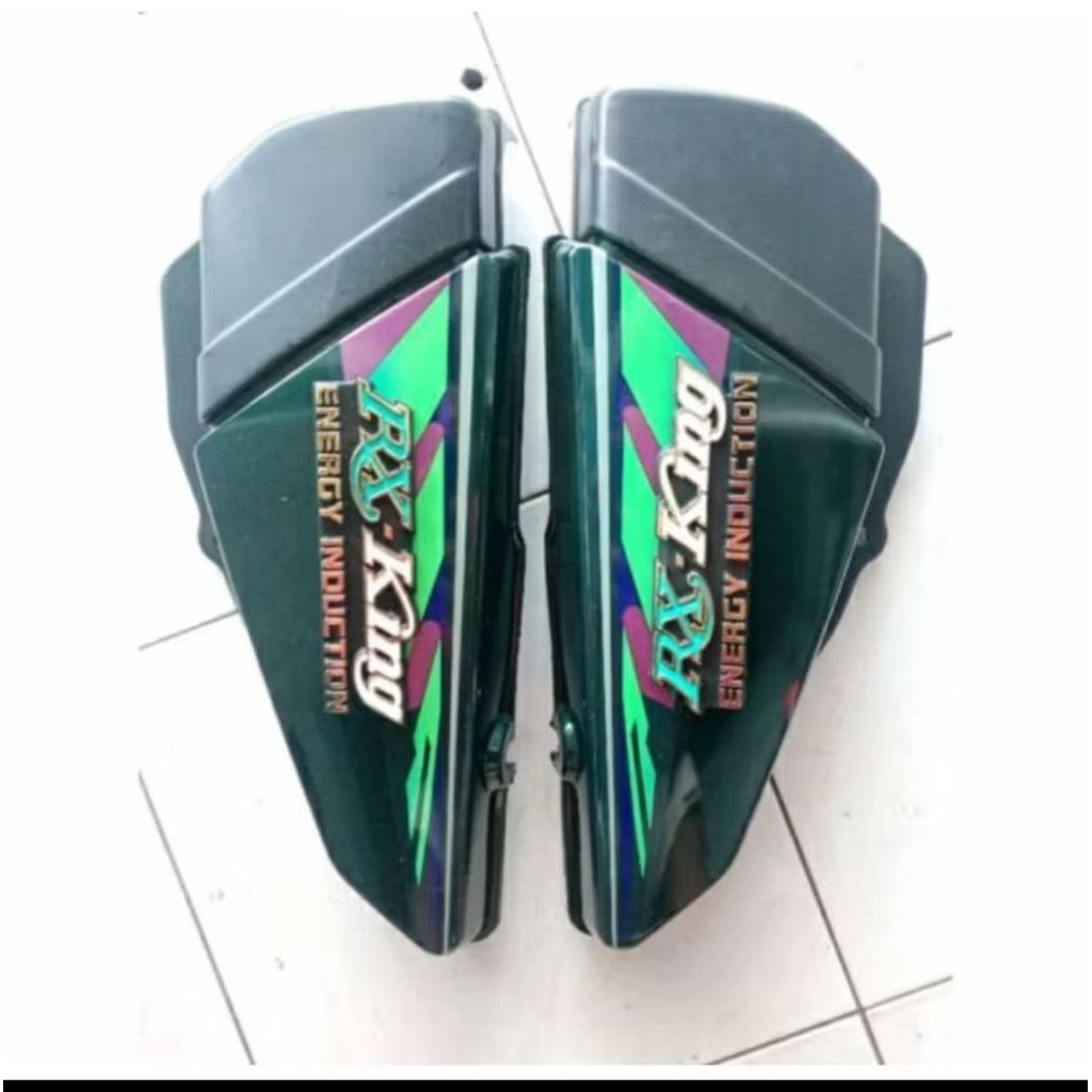 box tutup tepong aki RX king 1997 hijau botol