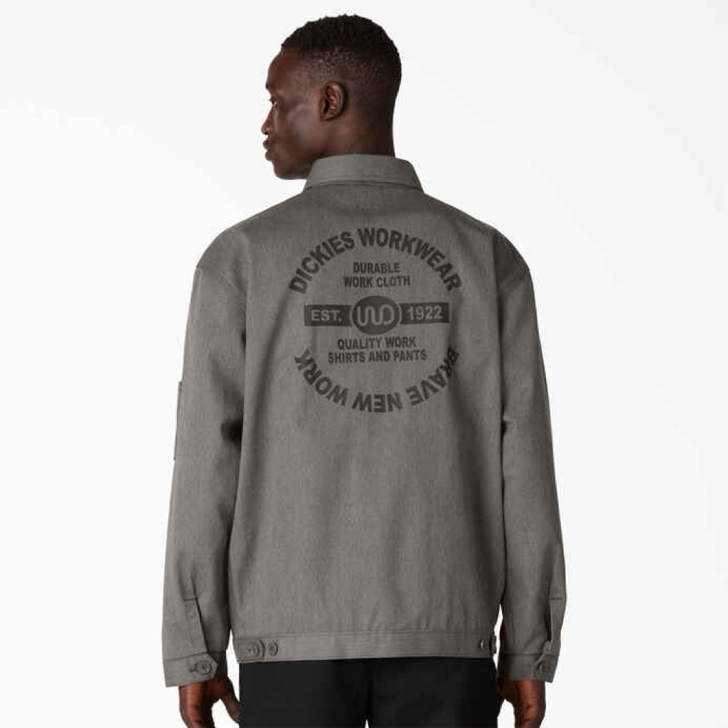 unlined graphic Eisenhower jaket dickies