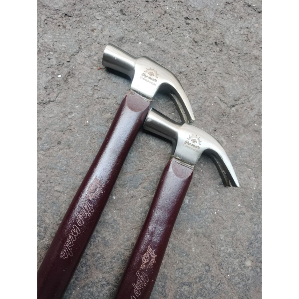 Palu kambing tjap mata 300g 400g 500g 600g gagang kayu - 300