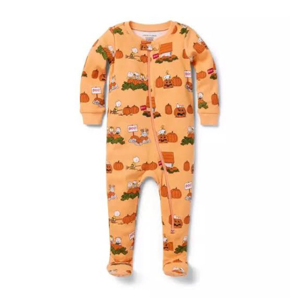 Sleepsuit coverall footed bayi baby jenijek snoopy peanuts 6m 12m