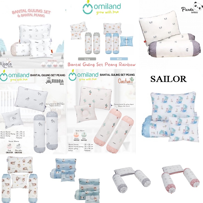 Bantal Bayi Omiland Bantal Omiland  Bantal Peyang Omiland  Omiland Bantal Guling Set Bayi Omiland  B
