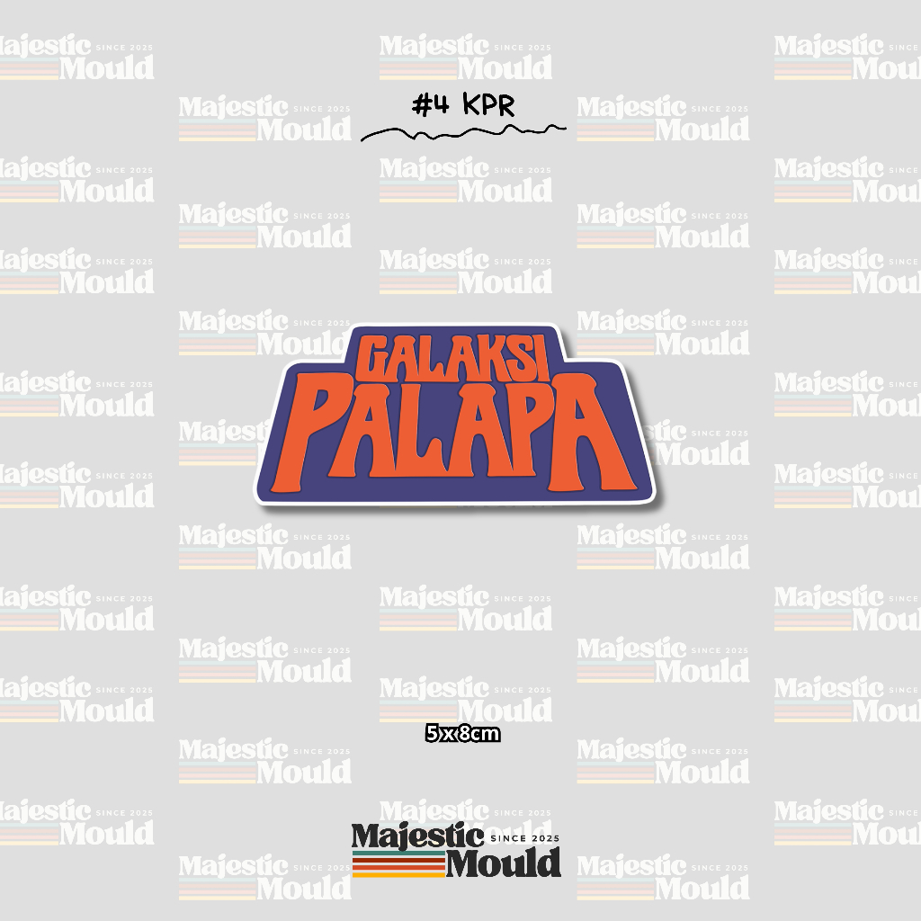 

#VOL4 KPR – Stiker Band Vinyl Glossy | Tahan Air & Luntur (Laptop/Helm/Tumbler/dan media lainnya)