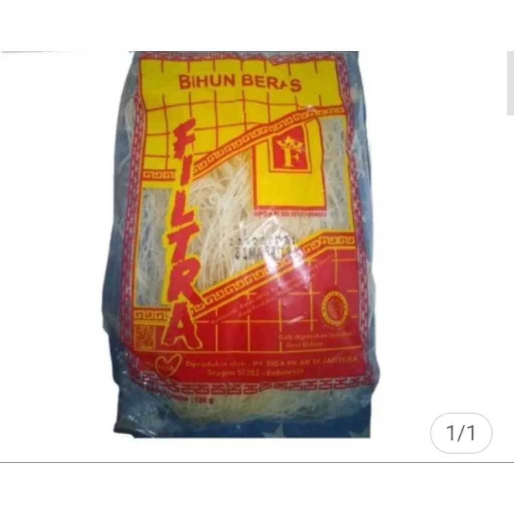 

bihun beras 130g makanan kering bahan masakan