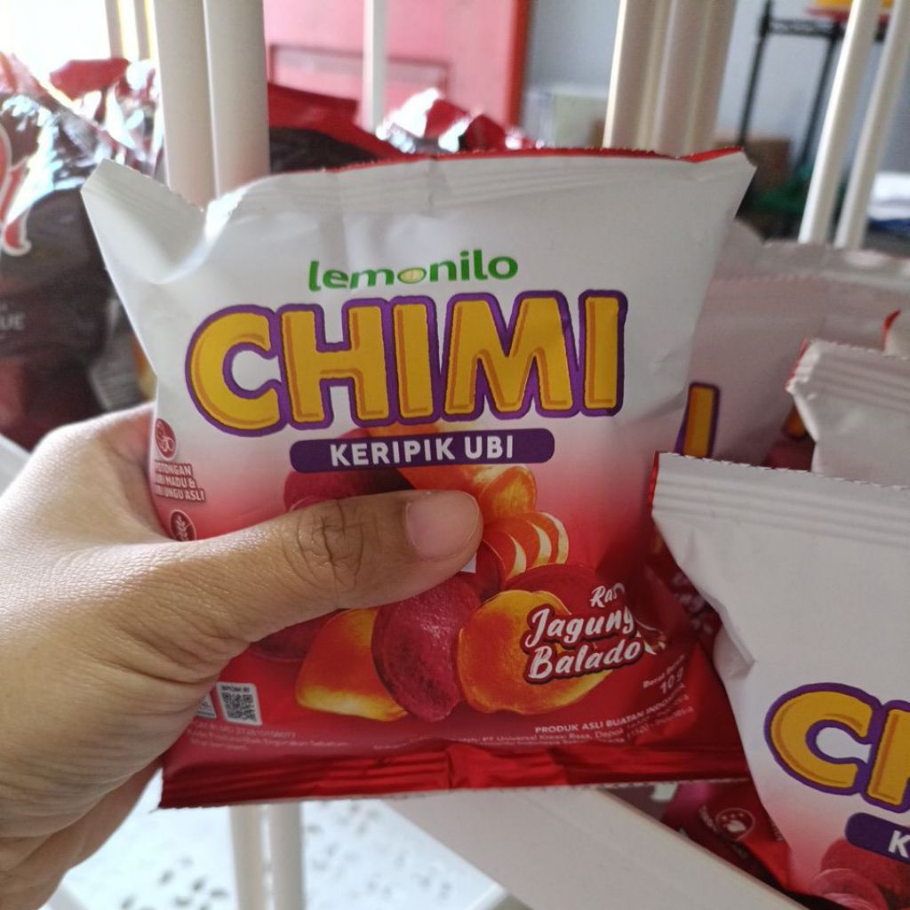 

lemonilo keripik ubi chimi jagung balado 10g