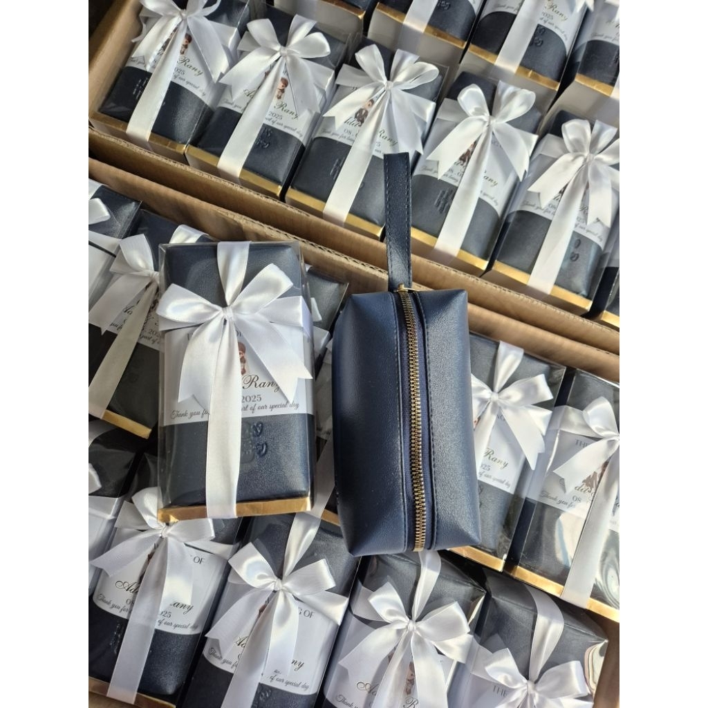 Souvenir Pouch Boxy Mika Pita Souvenir Pernikahan