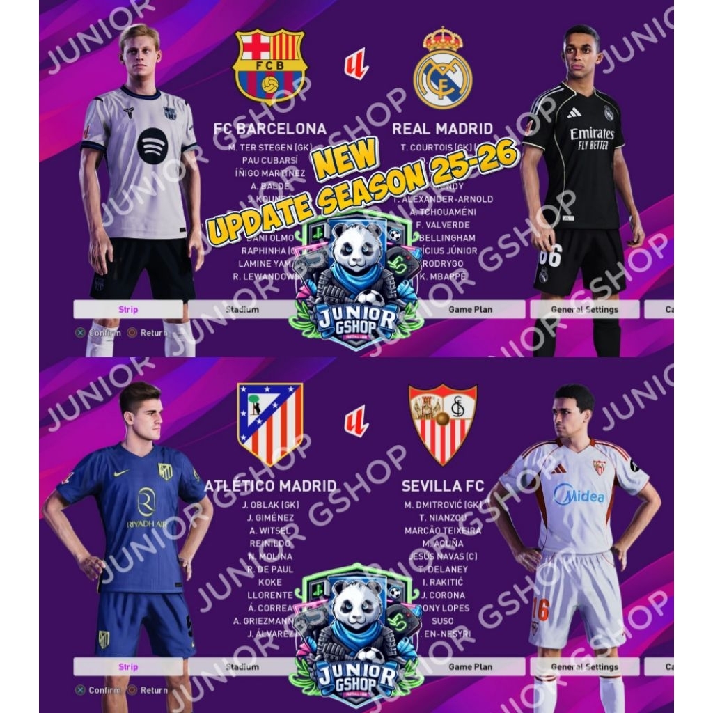 LapakGaming- Of Patch Pes 2020 Update Terbaru Ps4 & Ps5 Original Only (Bukan Utk Ps4 Bajakan/Hen)