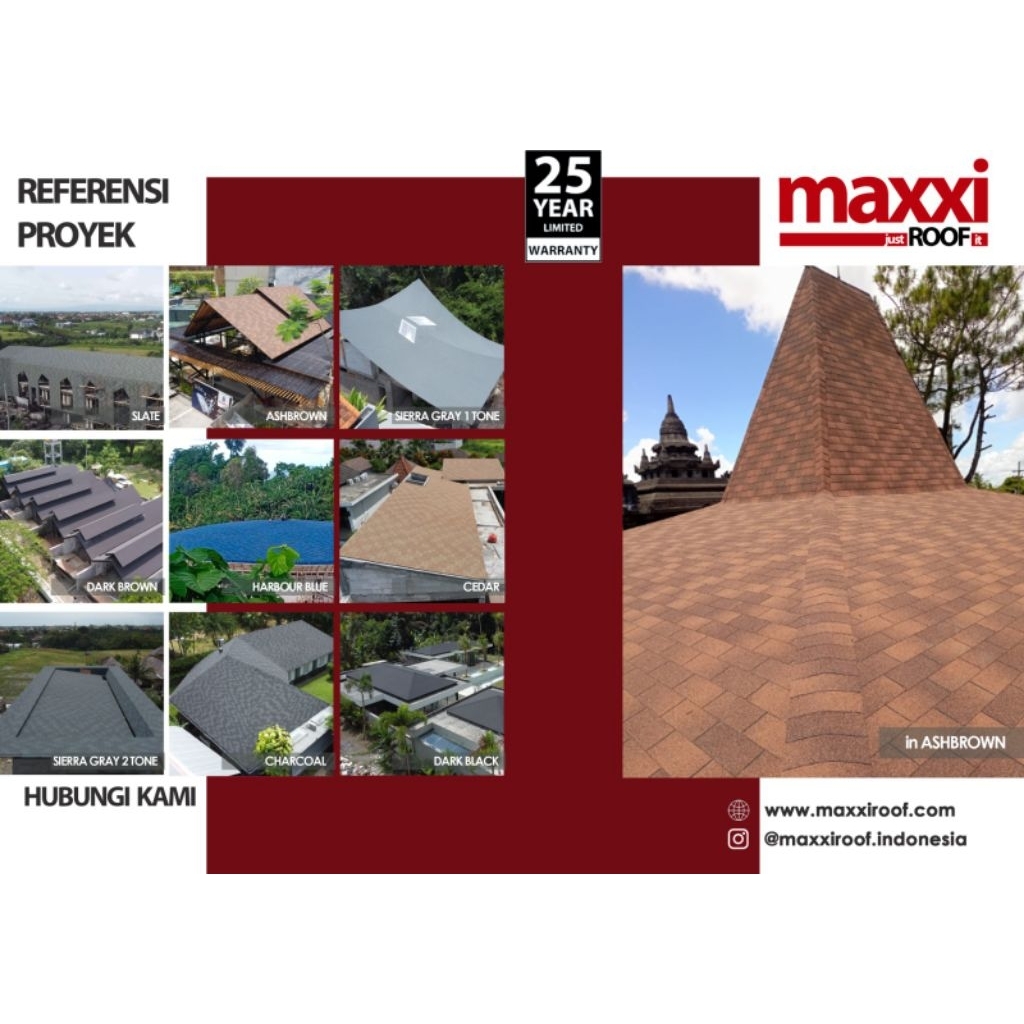 Genteng aspal termurah se Indonesia