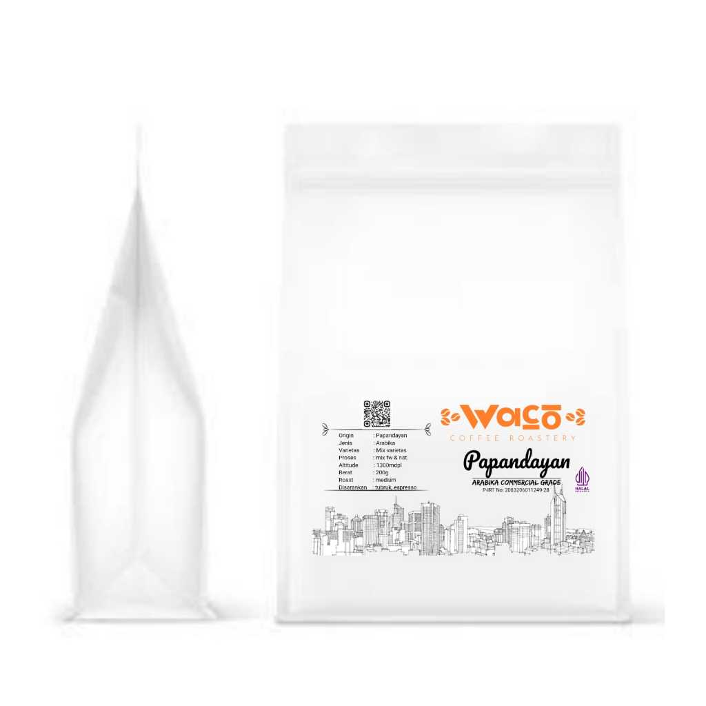 

WACO "Papandayan Blend" - Commercial Grade - Arabika 200gr