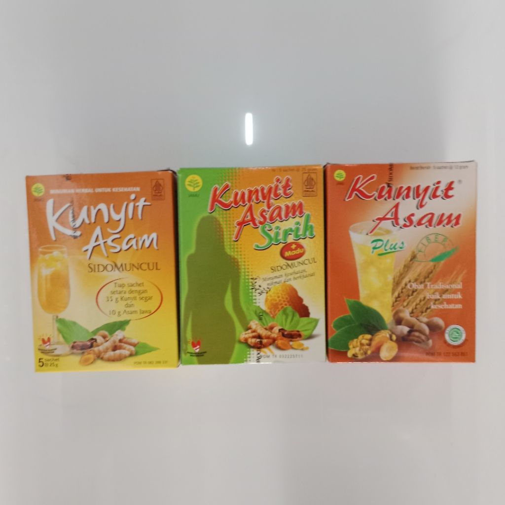 

Sidomuncul Kunyit Asam Sachet 1 Box (Isi 5 Sachet)