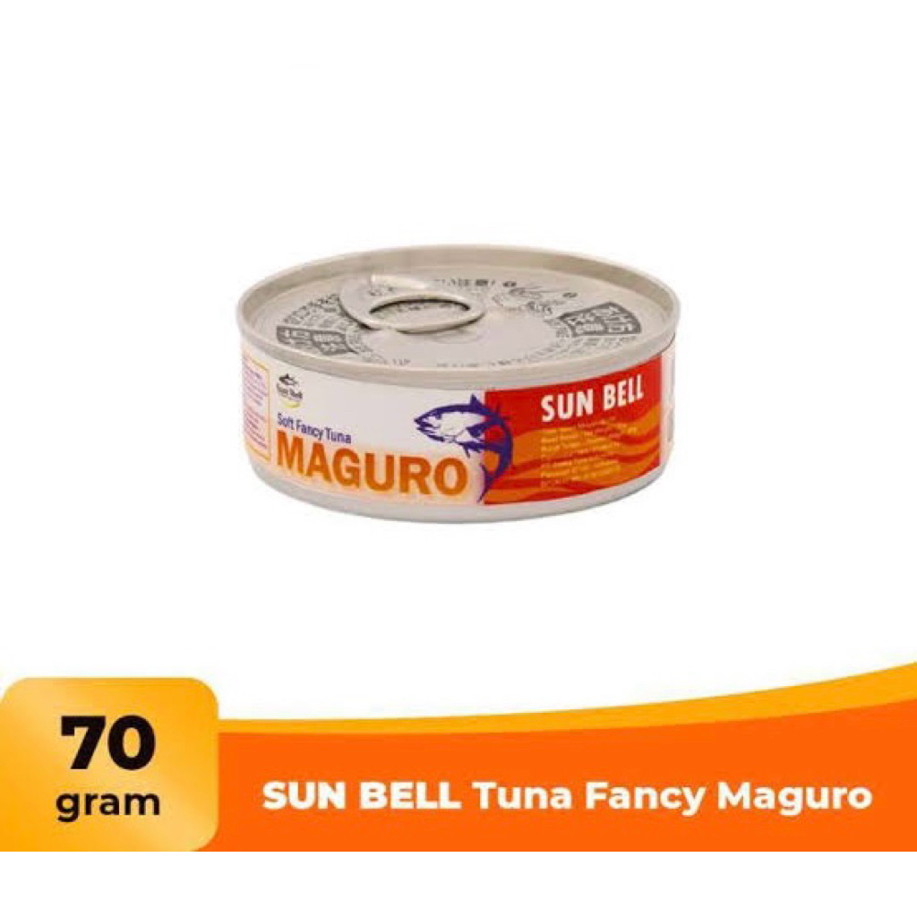 

Maguro Soft Fancy Tuna Sun Bell 70 Gram / Tuna in Can Sun Bell