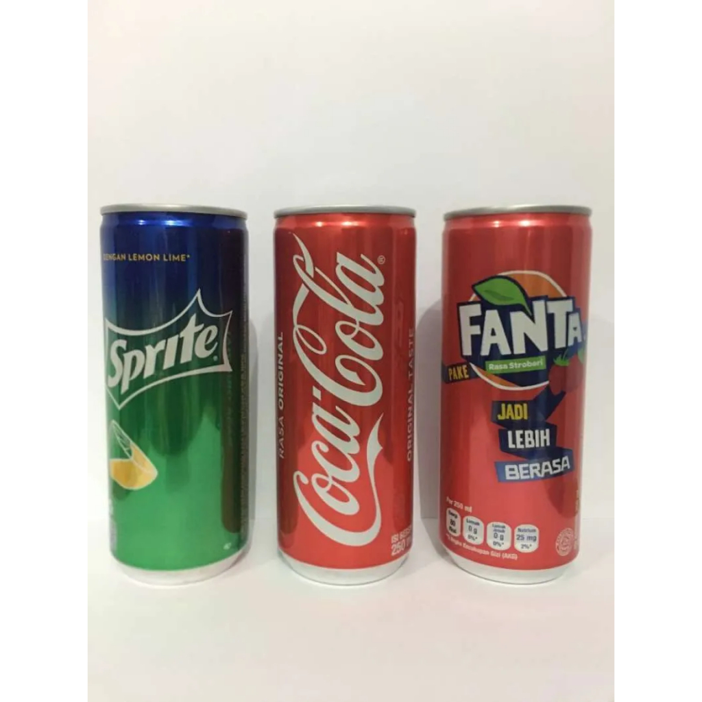 

minuman sprite / fanta kaleng 250ml /ds @24pcs