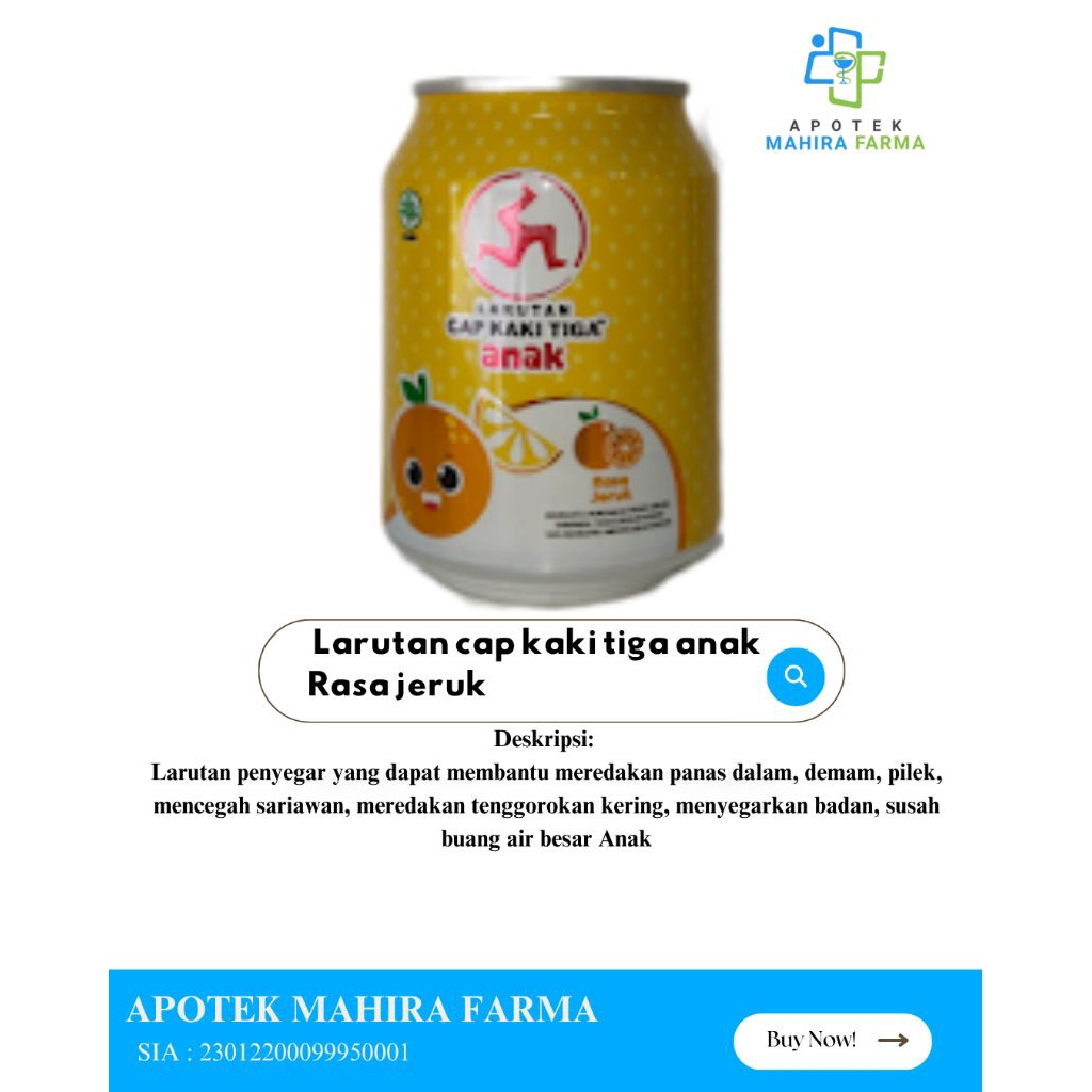 

Larutan Cap Kaki Tiga Anak Jeruk Kaleng