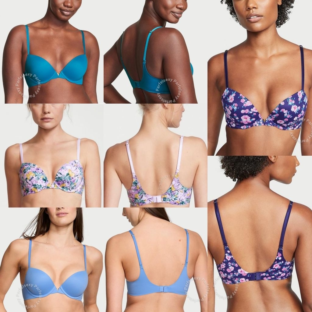 Victoria Secret Love Cloud Plunge Bra Push Up Bra Level 3 32D 32DD 11200761