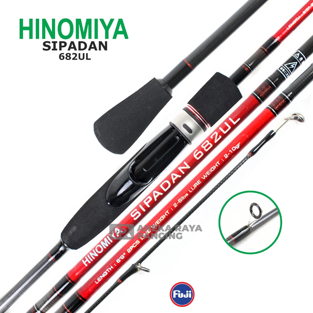Joran Spinning Hinomiya Sipadan 632UL - 682UL | Ultra Light | Aneka Raya Pancing