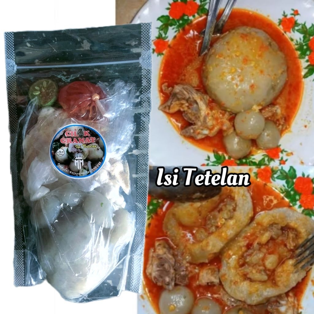 

Cilok Dower Granat Baso Aci Komplit Instan Khas Tasik