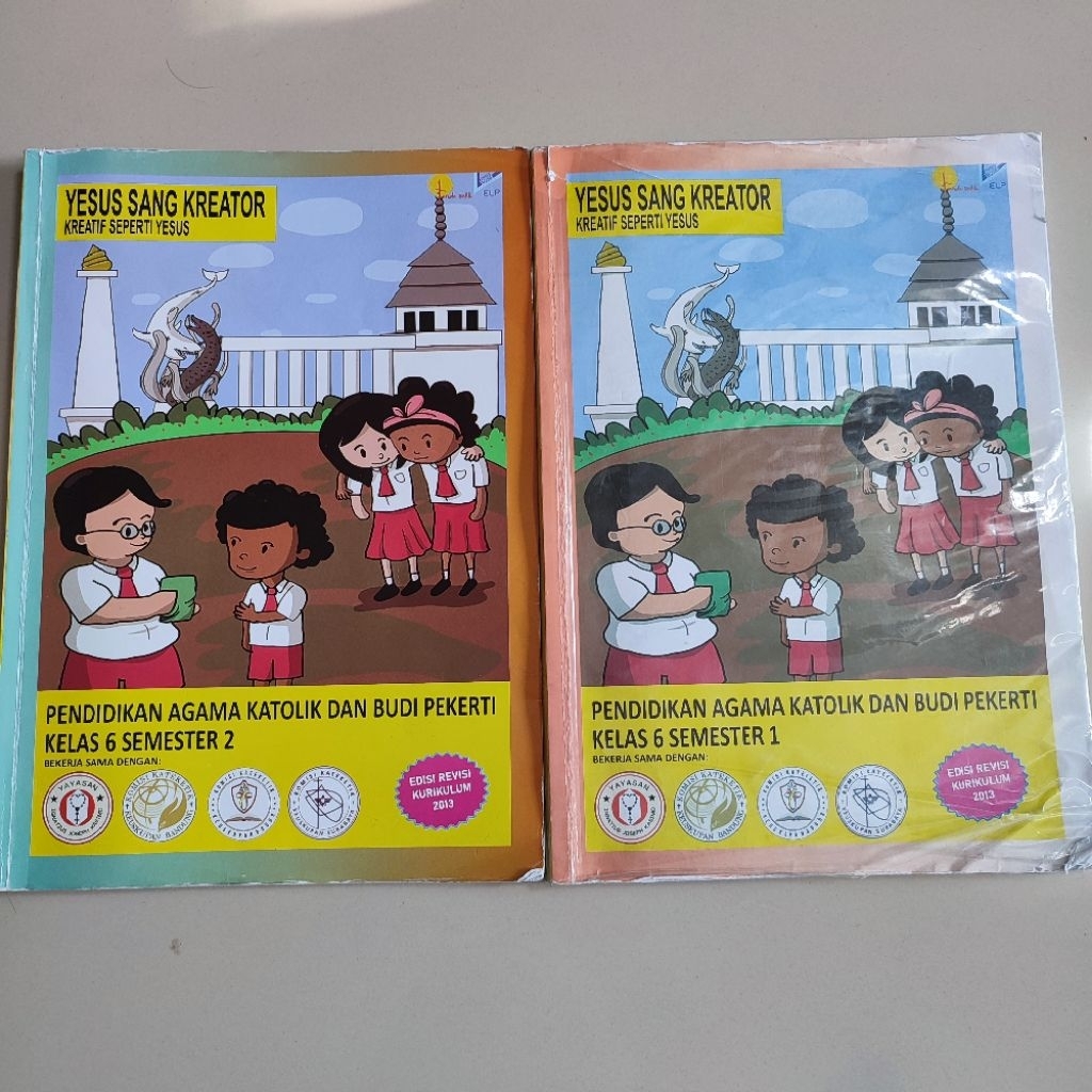 YESUS SANG KREATOR Kelas 6 (dapat 2 Buku)kurikulum 2013 Revisi Bekas