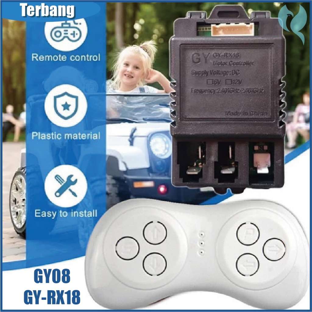 Receiver Mobil AKI GY RX18 Receiver Mobil Remote Control RX 18 7 Pin Receiver Mobil AKI 12 Volt 6 Vo