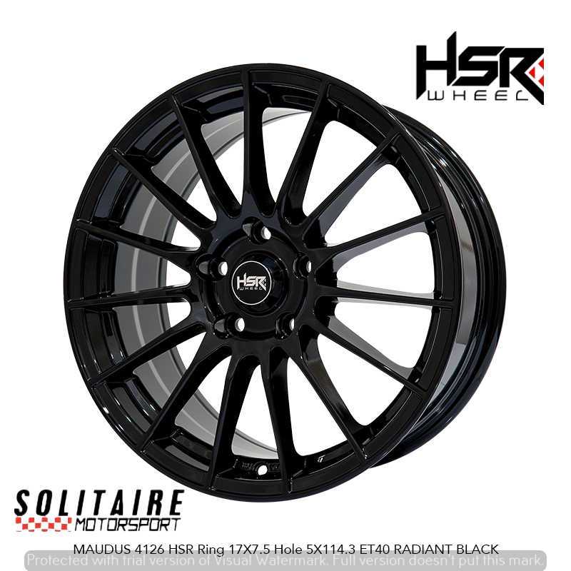 VELG HSR RING 17 INNOVA, VELG HSR MAUDUS R17 LOBANG 5X114,3 GRATIS ONGKIR