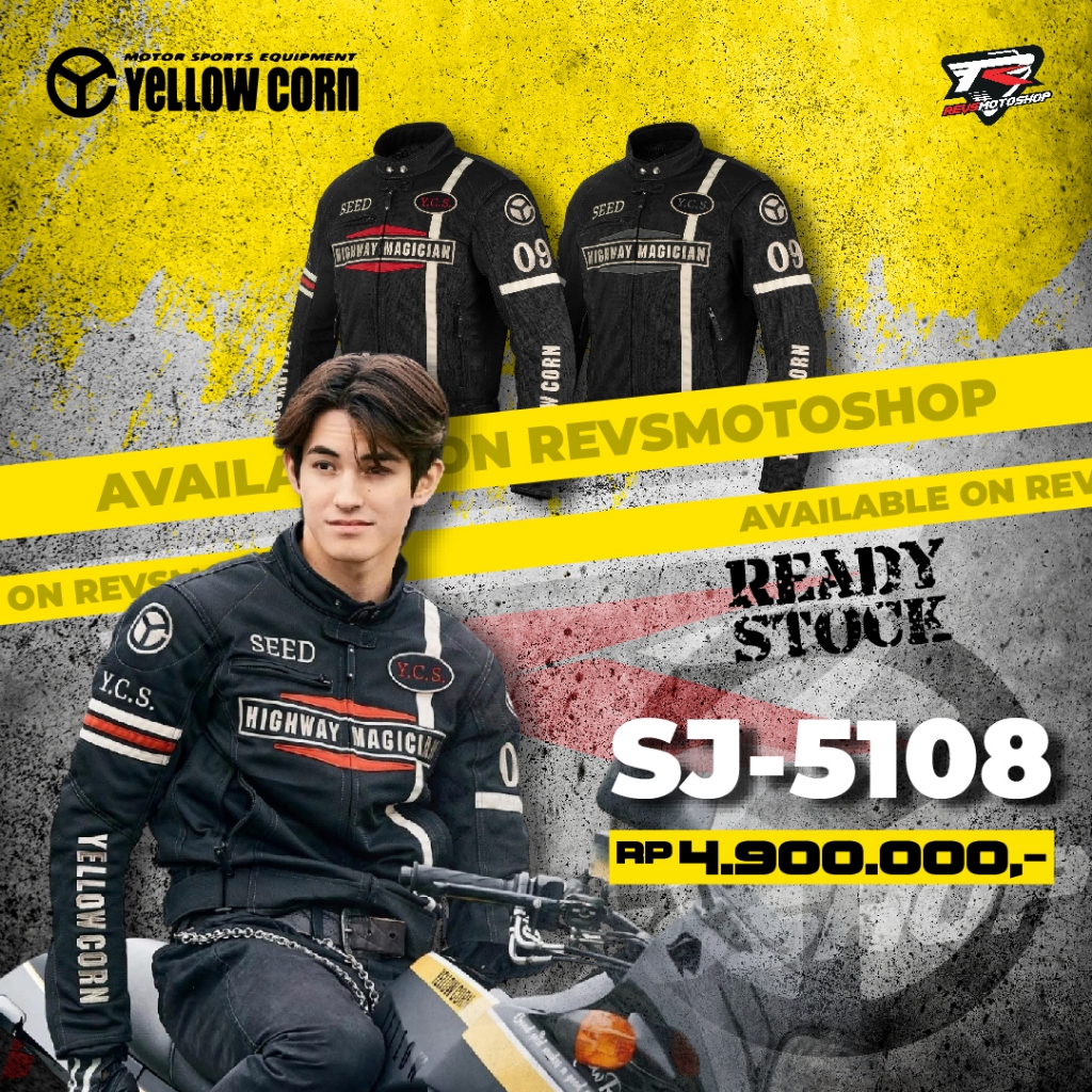 JAKET MOTOR Yellowcorn Jaket SJ-5108 Original
