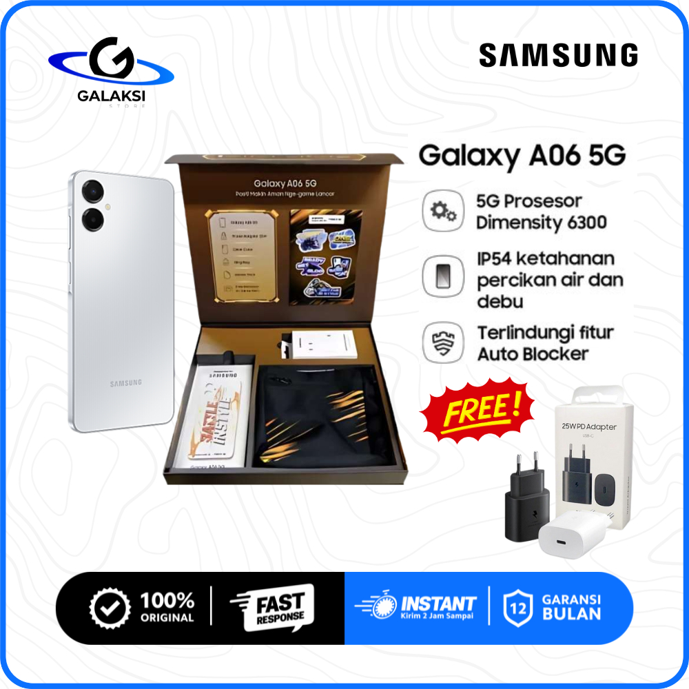 [Special Gaming Package] Samsung Galaxy A06 5G [6/128 GB] Garansi Resmi Samsung
