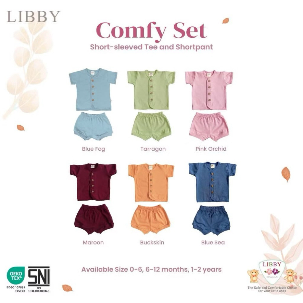 SETELAN PENDEK POLOS COMFY LIBBY