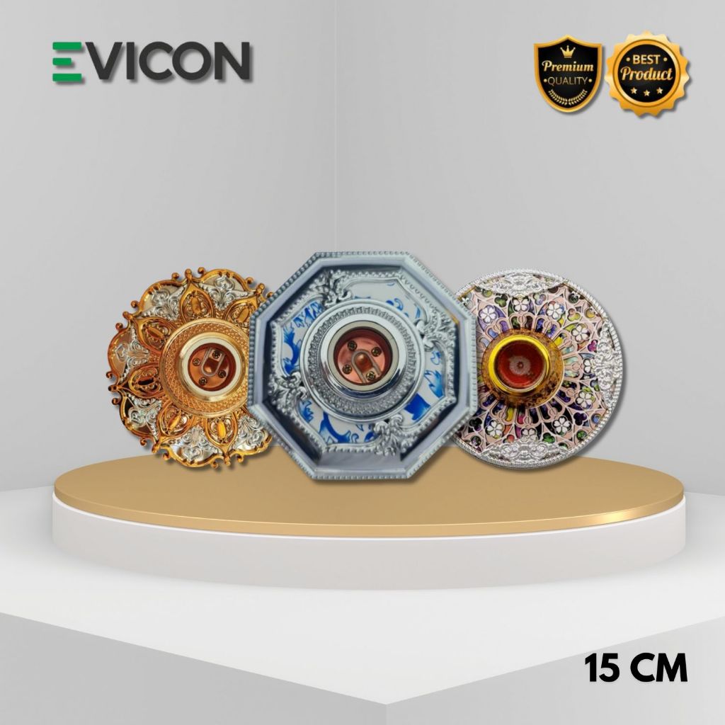 VICON FITTING LAMPU ORNAMEN 15CM / PITING LAMPU ORNAMEN KECIL UKURAN 15CM PLAFON HIAS RUMAH