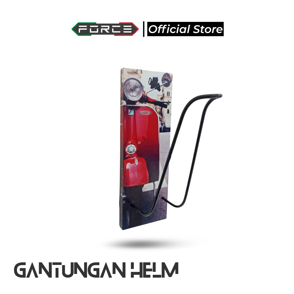 FORCE Gantungan Besi Helm Retro / Bogo