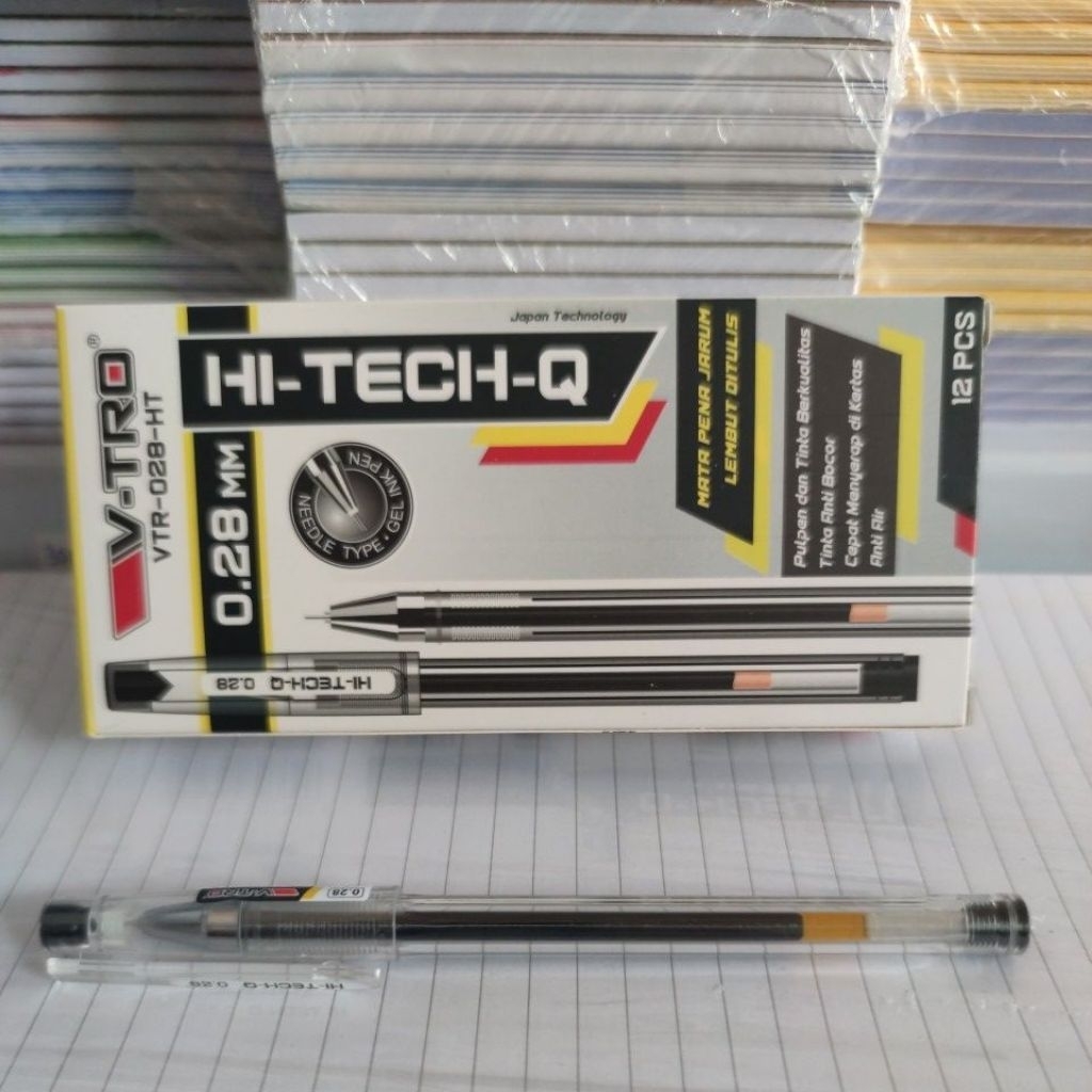 

Bolpen Gel Hi Tech Q/ Bolpen Jel Hi Tech Q/ Bolpoin Gel Hi Tech Q/ Pen Jel Hi Tech Q/ GEL INK PEN HI-TECH-Q tinta 0,28 harga per 1 pack murah grosir