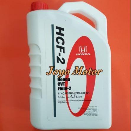 Oli Transmisi Matic CVT Asli Honda HCF-2 ( CVT Fluid ) 3,5 Liter Brio Mobilio BRV HRV Jazz GK5