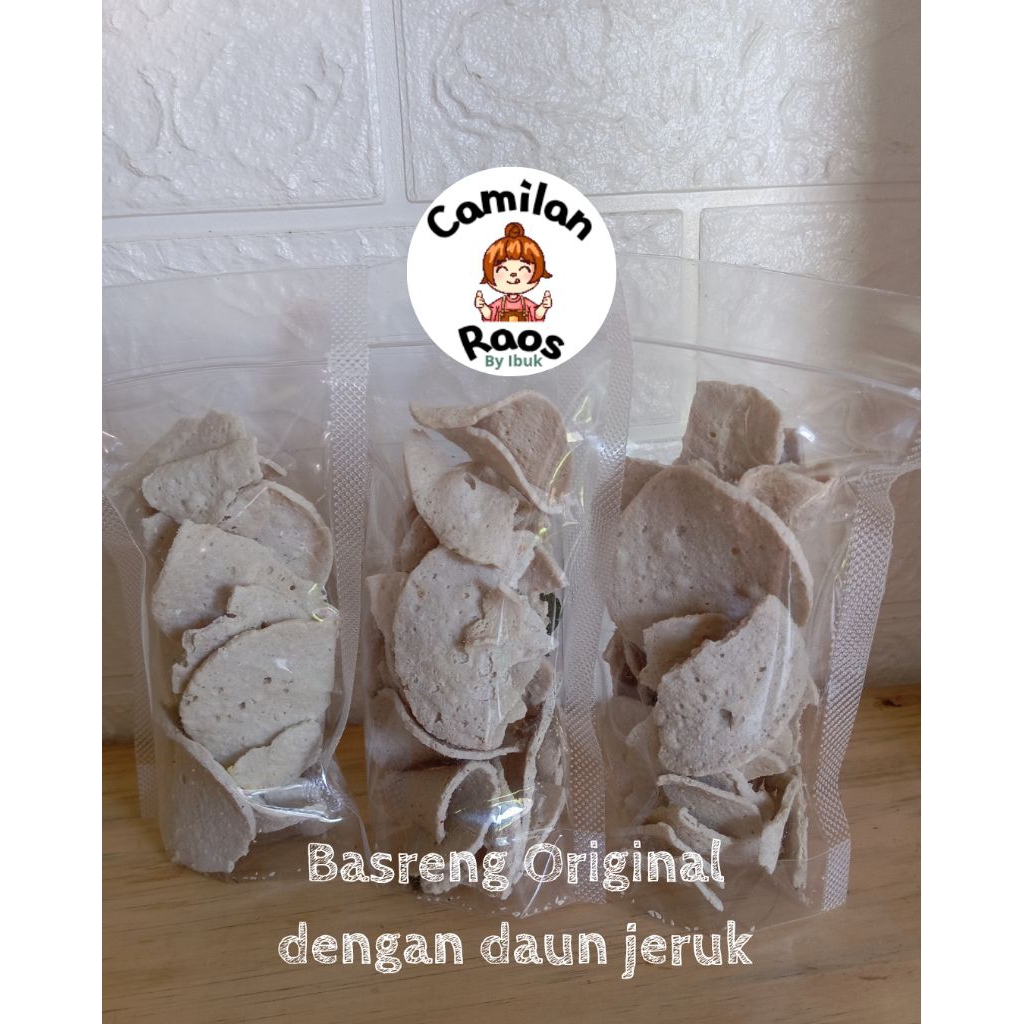 

CAMILAN RAOS | Paket Hemat 3 pcs Basreng Original dengan daun jeruk bentuk pipih Gurih Renyah
