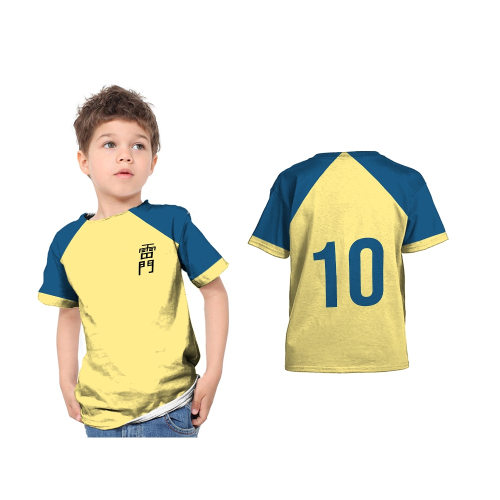 Baju Kaos Jersey Anak INAZUMA ELEVEN Anime Soccer Football Manga Sepak Bola Custom Full Print