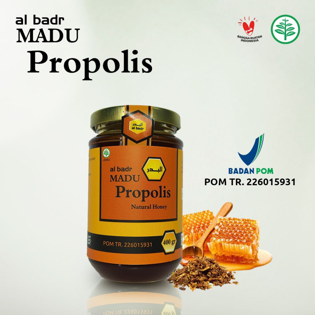 

Madu Propolis Al Badr 40gr bantu meningkatkan imun tubuh