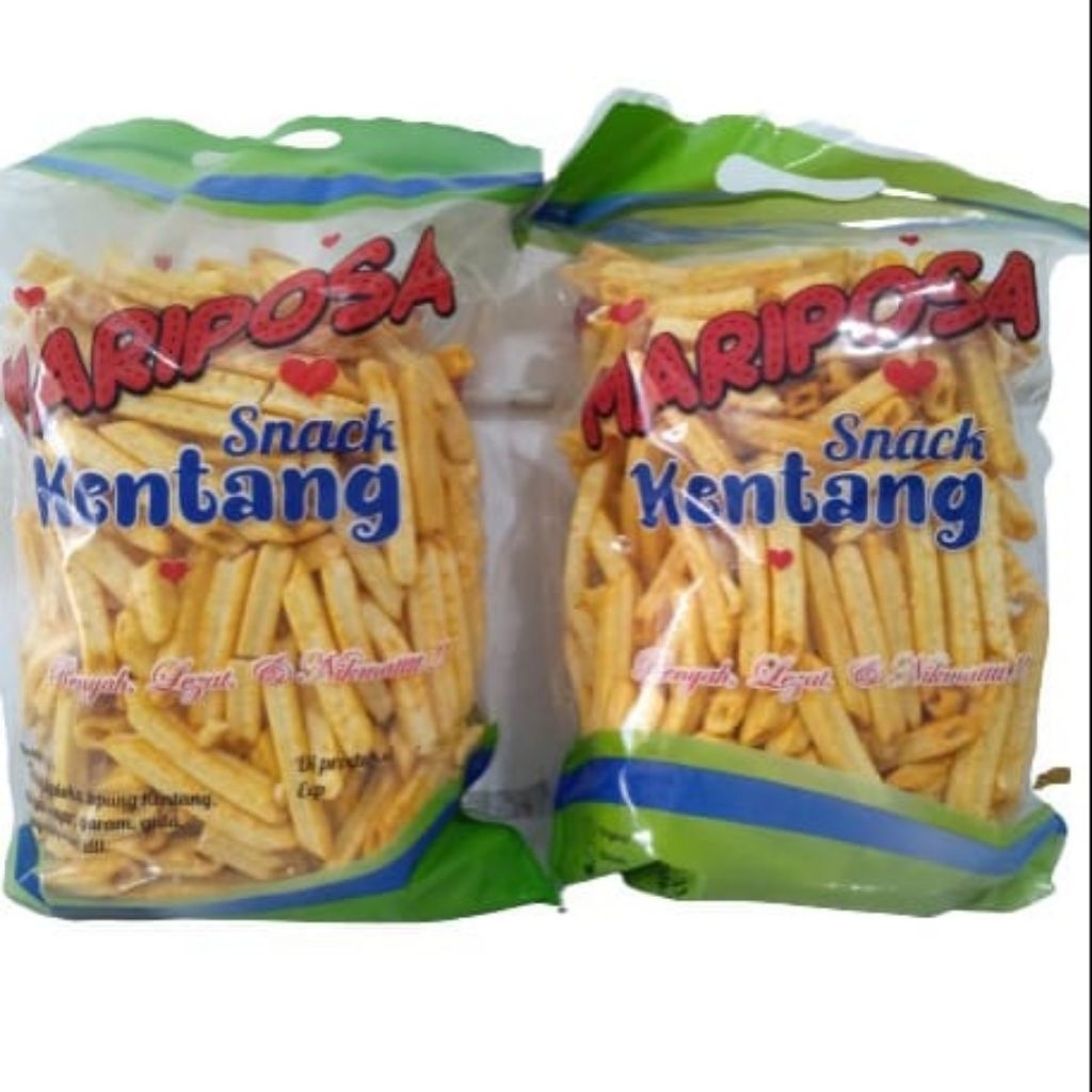 

MARIPOSA STIK KENTANG 250GR KEMASAN JUMBO - POTATO KENTANG STICK