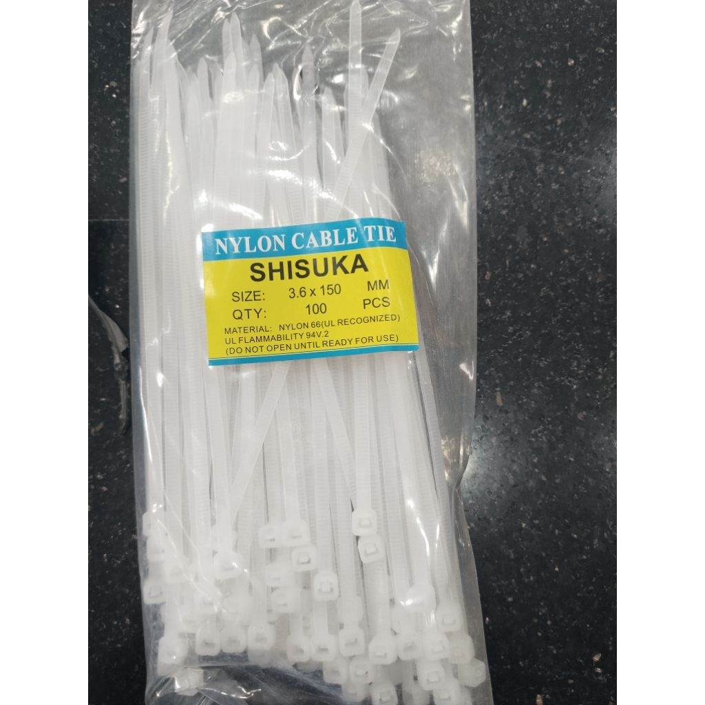 

kabel tis 150mm putih isi 100/pck