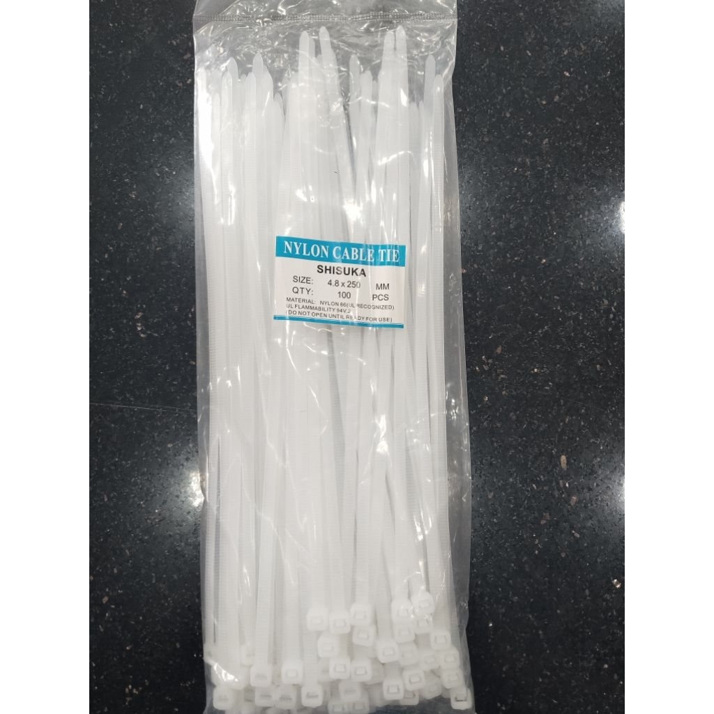 

kabel tis 250mm putih isi 100/pck