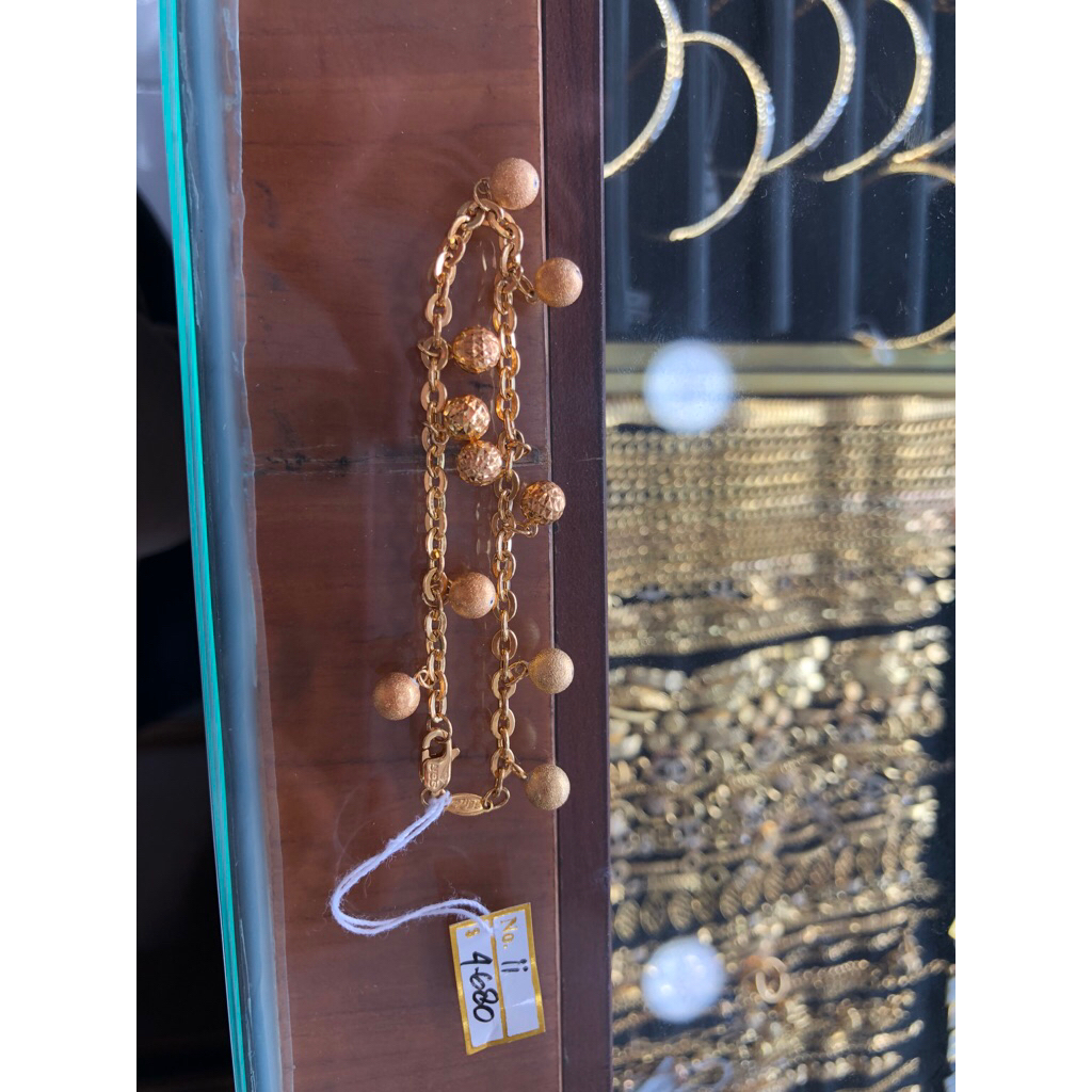 Gelang Emas Rantai BOLA  375/8K