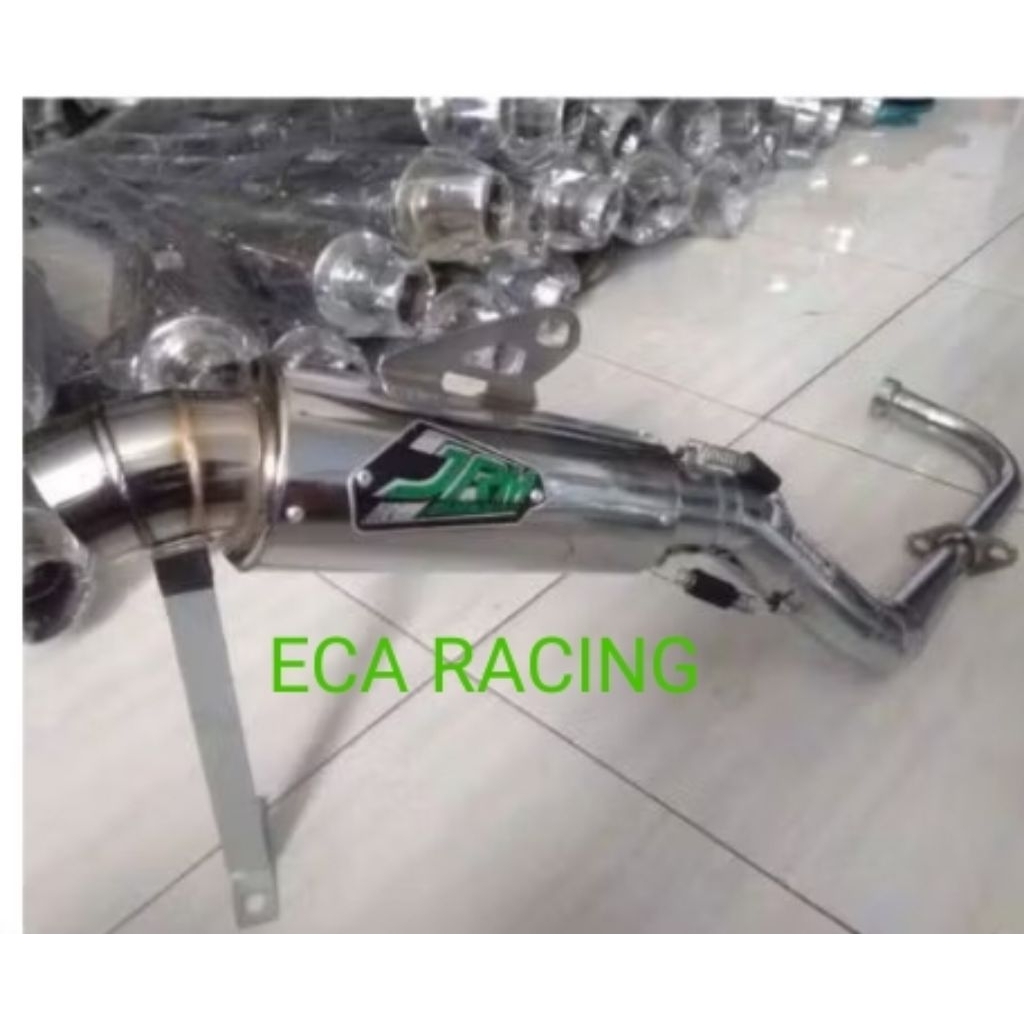 Knalpot Racing standar JRM Bass Adem Revo, Supra fit/fit new, Supra x 125, Supra x, Vega R, Vega ZR,